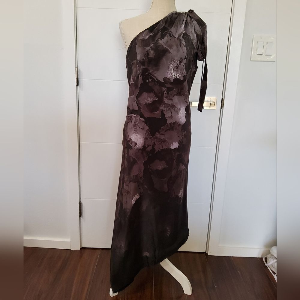 Roberto Rodriguez Silk Asymmetrical Dress Size 8-10